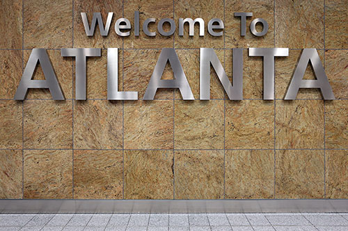 welcome to atlanta sign
