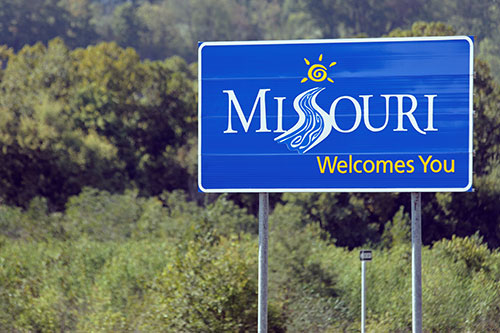 Missouri welcomes you sign