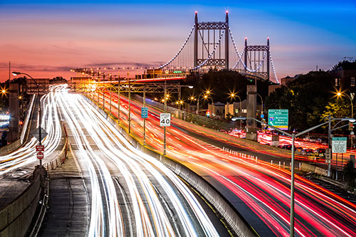 nyc freeway at night